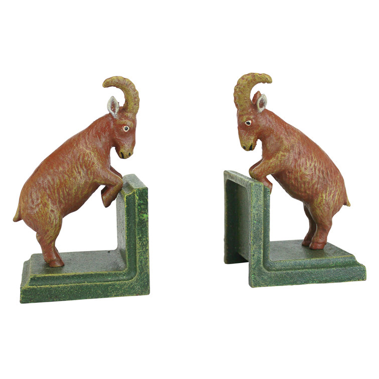 Design Toscano Billy Goat Sculptural Bookends Wayfair
